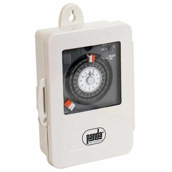 Timer mecánico de voltaje dual con gabinete